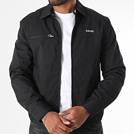 Schott NYC - Cadams Zipped Jacket Black - Ryses