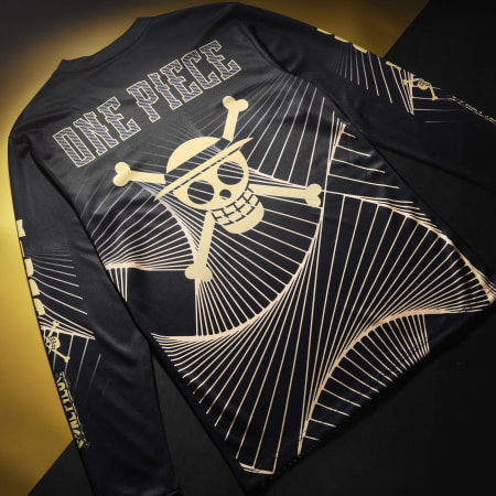 One Piece - Maillot Manches Longues Collector Jersey One Piece Noir Doré