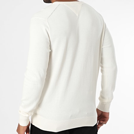 Tommy Hilfiger - Pull Col V Essential Cotton 4745 Beige