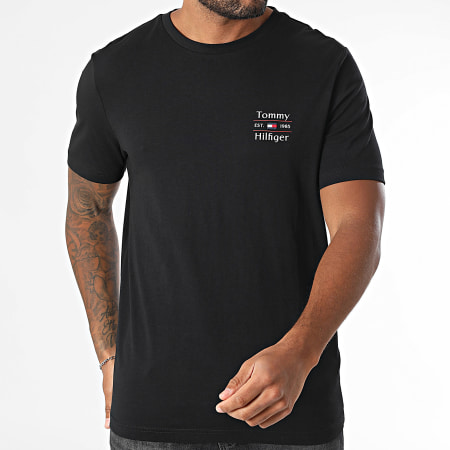 Tommy Hilfiger - Tee Shirt Stack 8622 Noir
