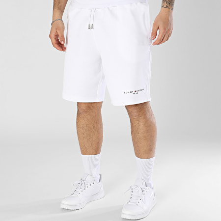 Tommy Hilfiger - Short Jogging Small Tommy Logo 8698 Blanc