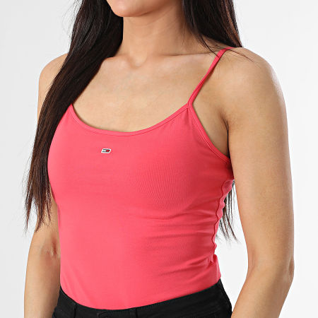 Tommy Jeans - Débardeur Femme Essential Strap 0675 Rose Fushia
