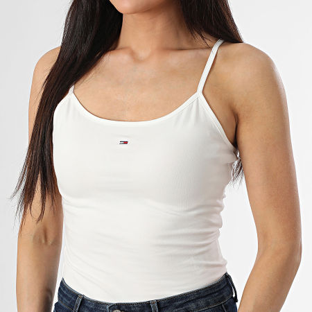 Tommy Jeans - Débardeur Femme Essential Strap 0675 Blanc