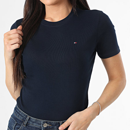 Tommy Hilfiger - Tee Shirt Femme Cody 0587 Bleu Marine