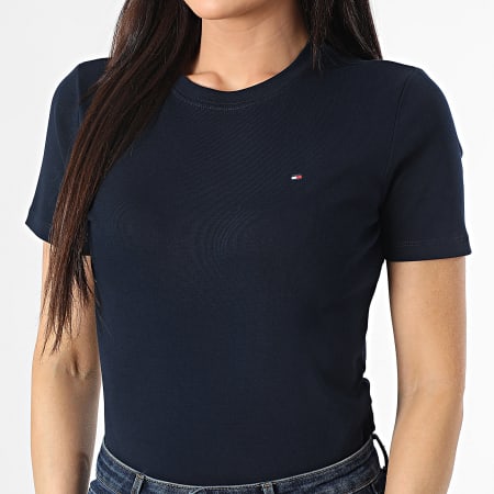 Tommy Hilfiger - Tee Shirt Femme Cody 0587 Bleu Marine