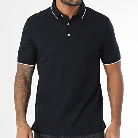 Armani Exchange - Polo Short Sleeve 8N1FP0-1JHWZ Navy Blue - Ryses