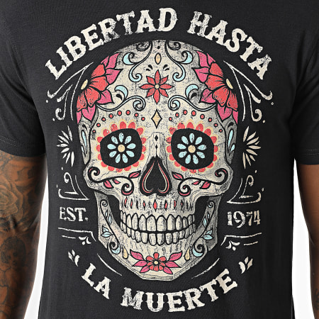 Deeluxe - Camiseta Craneo 05T1507M Negro