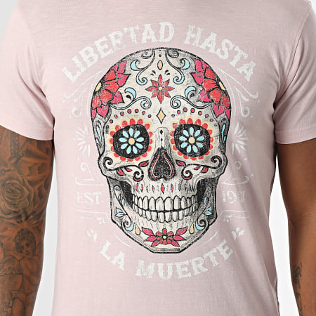 Deeluxe - Tee Shirt Craneo 05T1507M Rosa