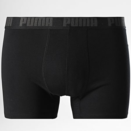 Puma - Lot De 6 Boxers 701227792 Blanc Gris Chiné Noir