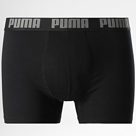 Puma - Lot De 6 Boxers 701227792 Blanc Gris Chiné Noir