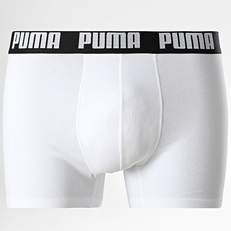 Puma - Lot De 6 Boxers 701227792 Blanc Gris Chiné Noir