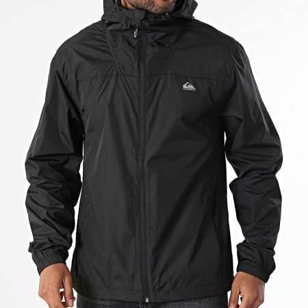 Quiksilver - Coupe-Vent Zippé Capuche Overcast EQYJK04030 Noir