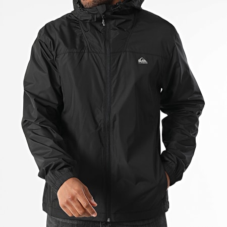 Quiksilver - Coupe-Vent Zippé Capuche Overcast EQYJK04030 Noir