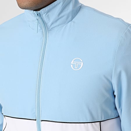 Sergio Tacchini - Ensemble De Survetement Deriva 41020 Bleu Clair Blanc