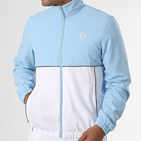 Sergio Tacchini - Ensemble De Survetement Deriva 41020 Bleu Clair Blanc