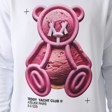 Teddy Yacht Club - Sudadera Crewneck Atelier Paris Ice Ice Paris Blanc