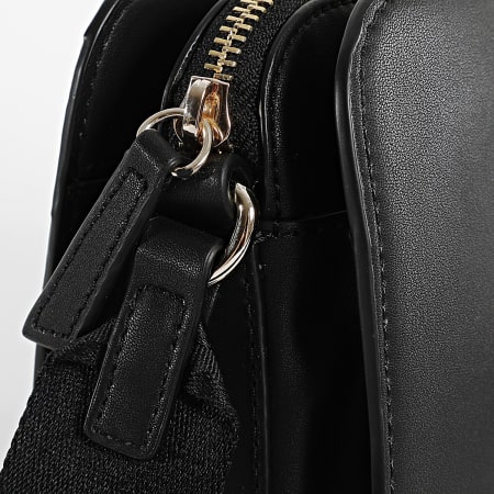 Tommy Hilfiger - Sac A Main Femme Logotape Camera 7229 Noir Doré