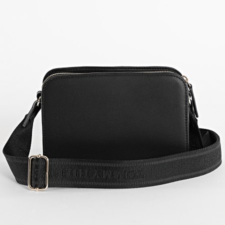Tommy Hilfiger - Sac A Main Femme Logotape Camera 7229 Noir Doré
