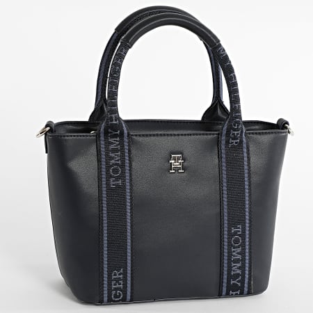 Tommy Hilfiger - Sac A Main Femme Logotape Mini Tote 7201 Bleu Marine