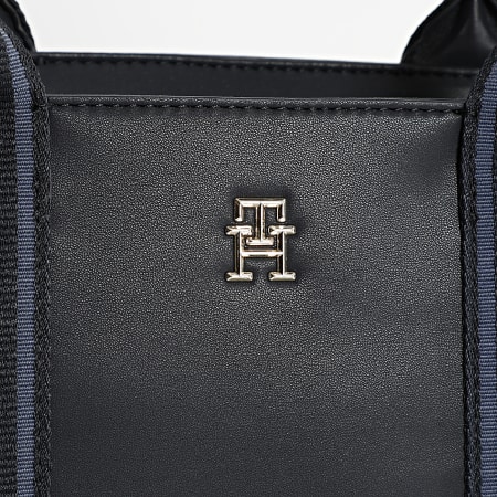 Tommy Hilfiger - Sac A Main Femme Logotape Mini Tote 7201 Bleu Marine