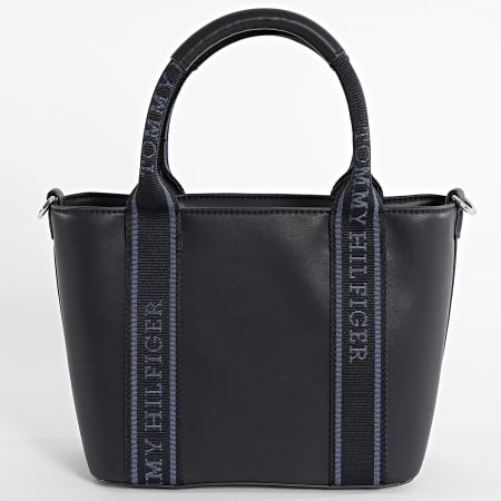 Tommy Hilfiger - Sac A Main Femme Logotape Mini Tote 7201 Bleu Marine