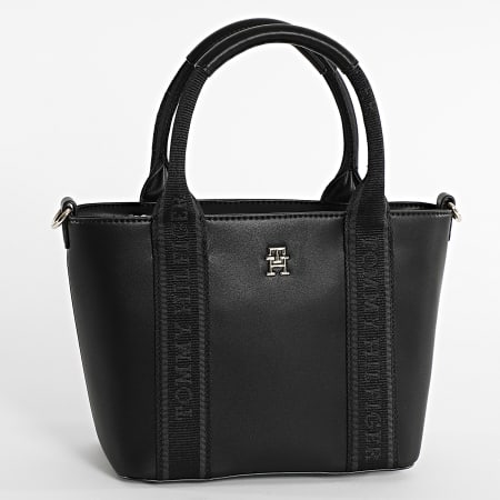 Tommy Hilfiger - Sac A Main Femme Logotape Mini Tote 7201 Noir