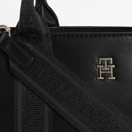 Tommy Hilfiger - Sac A Main Femme Logotape Mini Tote 7201 Noir
