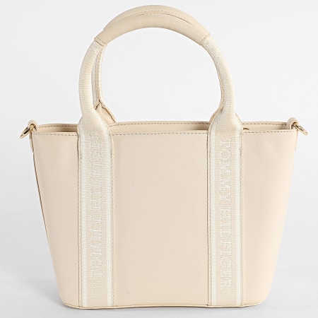 Tommy Hilfiger - Sac A Main Femme Logotape Mini Tote 7201 Beige