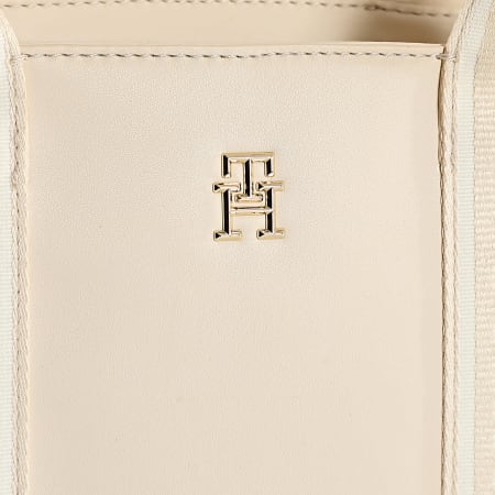Tommy Hilfiger - Sac A Main Femme Logotape Mini Tote 7201 Beige