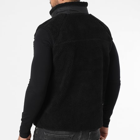 Vrunk - Veste Sans Manches Sherpa Noir