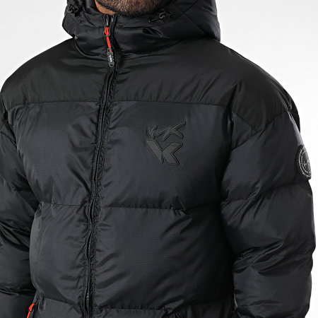 Vrunk - Doudoune Longue Capuche Black Noir