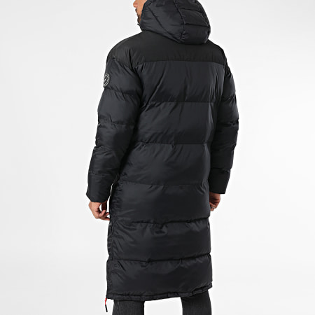 Vrunk - Doudoune Longue Capuche Black Noir