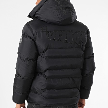 Vrunk - Doudoune Capuche Red Lazer Noir