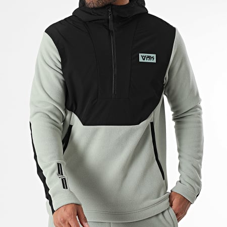 Vrunk - Ensemble Veste Zippée Capuche Et Pantalon Jogging Polar Vert Clair Noir
