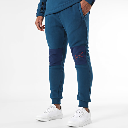 Vrunk - Ensemble Veste Zippée Capuche Et Pantalon Jogging Polar Bleu Marine