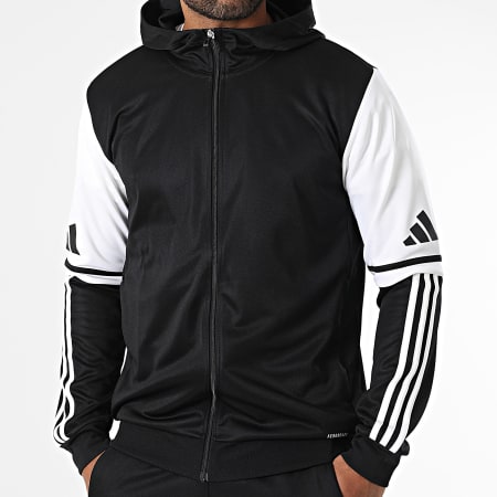 Adidas Sportswear - Ensemble De Survetement A Bandes SQ25 JE2778 JE2782 Noir Blanc