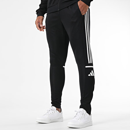 Adidas Sportswear - Ensemble De Survetement A Bandes SQ25 JE2778 JE2782 Noir Blanc