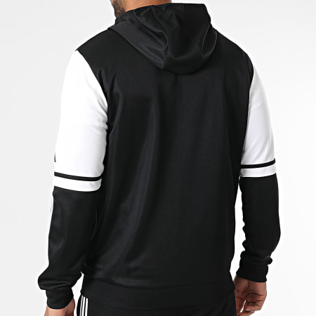 Adidas Sportswear - Ensemble De Survetement A Bandes SQ25 JE2778 JE2782 Noir Blanc