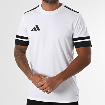 Adidas Sportswear - Ensemble Tee Shirt Et Short Jogging Squa 25 JG5835 JN5469 Blanc Noir