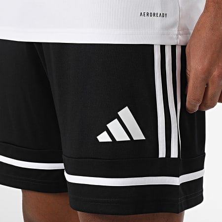 Adidas Sportswear - Ensemble Tee Shirt Et Short Jogging Squa 25 JG5835 JN5469 Blanc Noir