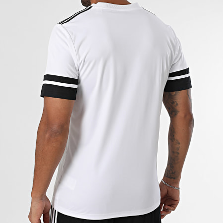 Adidas Sportswear - Ensemble Tee Shirt Et Short Jogging Squa 25 JG5835 JN5469 Blanc Noir
