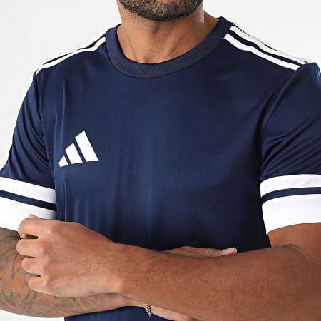 Adidas Sportswear - Ensemble Tee Shirt Et Short Jogging Squa 25 JG5830 JH3410 Bleu Marine Blanc