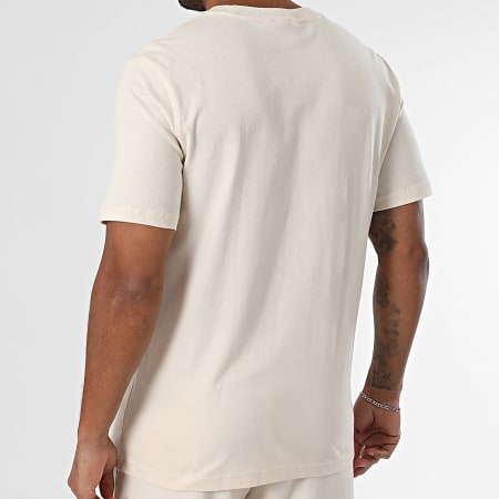 Adidas Originals - Ensemble Tee Shirt Et Short Jogging Trefoil Essential JC9991 IY8518 Beige