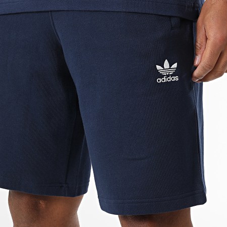 Adidas Originals - Ensemble Tee Shirt Et Short Jogging Trefoil Essential JC9989 IY8521 Bleu Marine