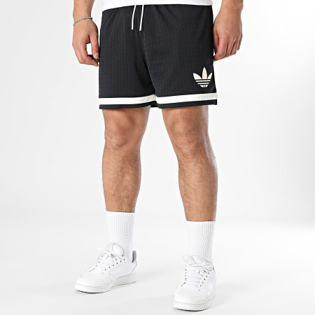 Adidas Originals - Short Jogging Warp Knit JD5198 Noir