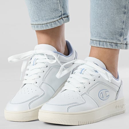 Champion - Baskets Femme Rebound 2.0 Low White Powder Blue
