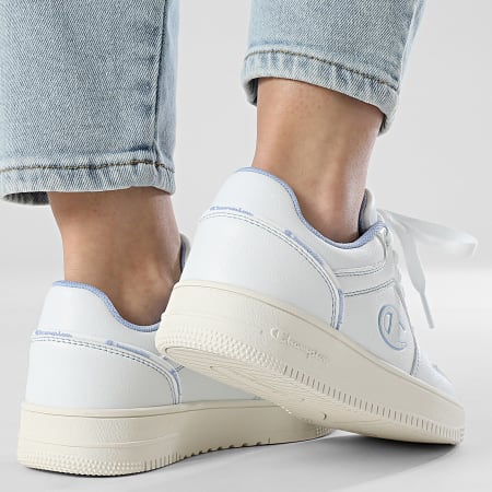 Champion - Baskets Femme Rebound 2.0 Low White Powder Blue