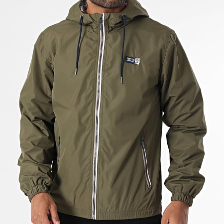 Deeluxe - Veste Zippée Capuche Vinny P6700M Vert Kaki