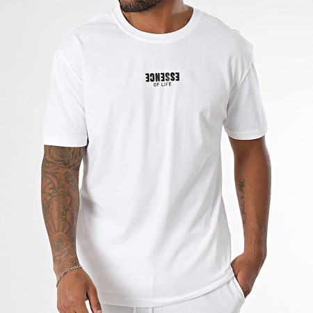 MTX - Ensemble Tee Shirt Oversize Et Short Cargo 625 Blanc