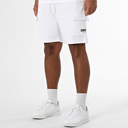 MTX - Ensemble Tee Shirt Oversize Et Short Cargo 625 Blanc